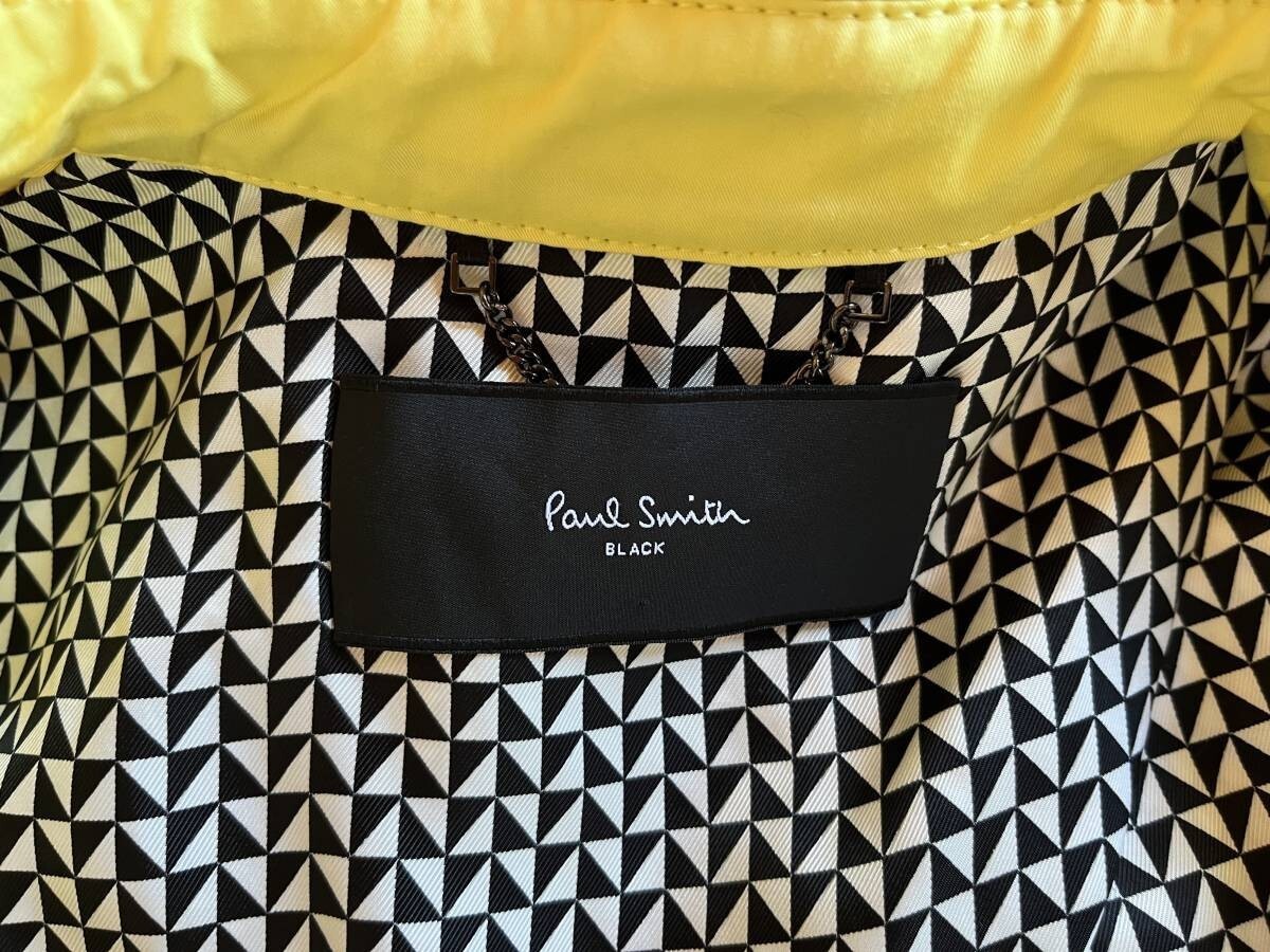 ポールスミス ブラック Paul Smith BLACK トレンチコート　38 カラフル　長期保管品　定番_画像2