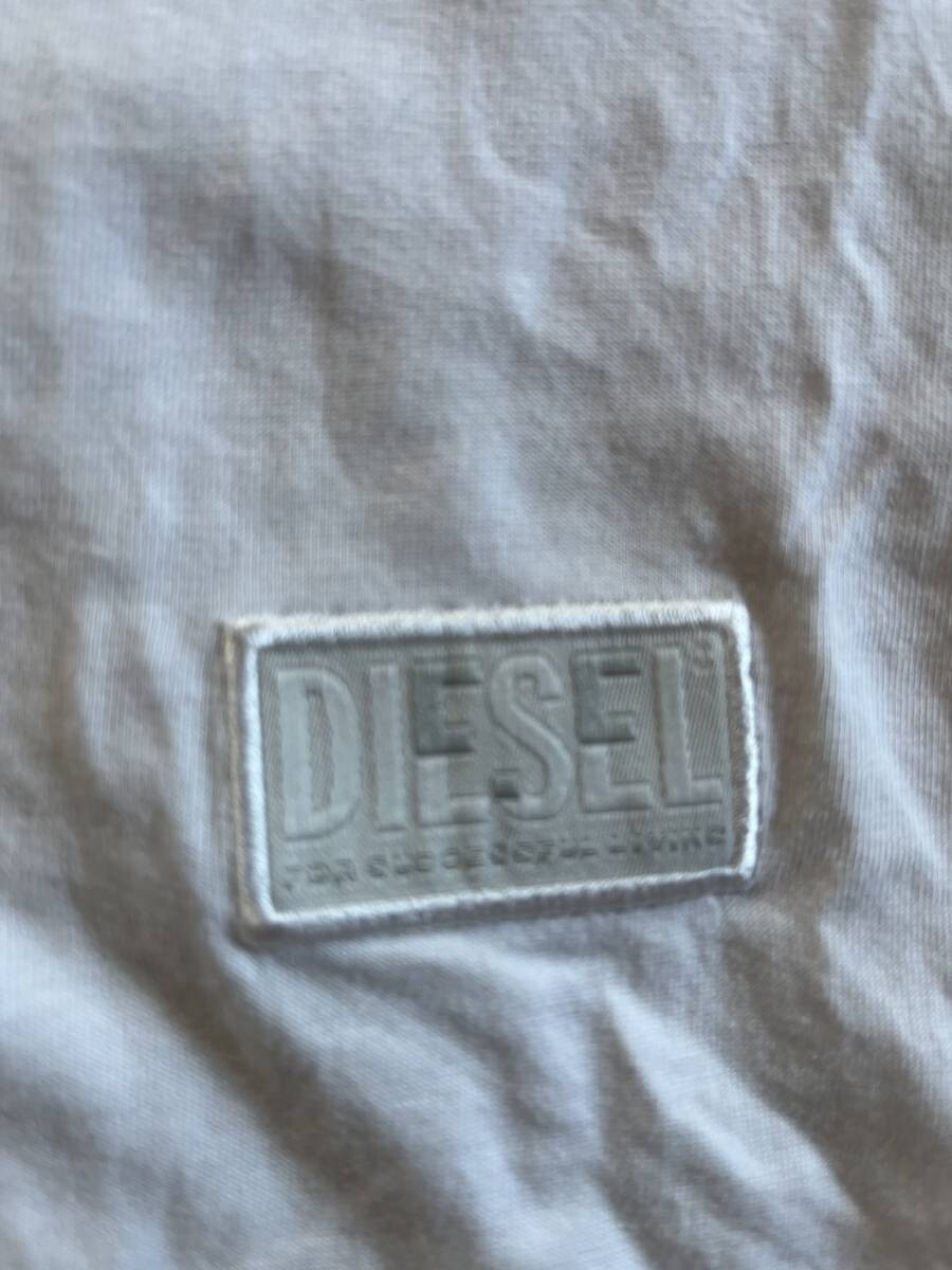 DIESEL ディーゼル◆ユニフォーム 半袖 Tシャツ　L ロゴ_画像2