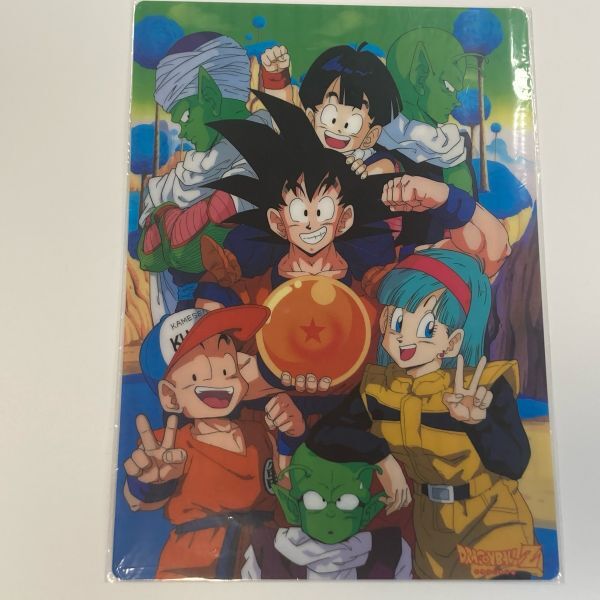 未開封 鳥山明の世界展 限定グッズ『ドラゴンボール 下敷き その７』当時物 孫悟空 ナメック星 ブルマ 鳥山明_画像1