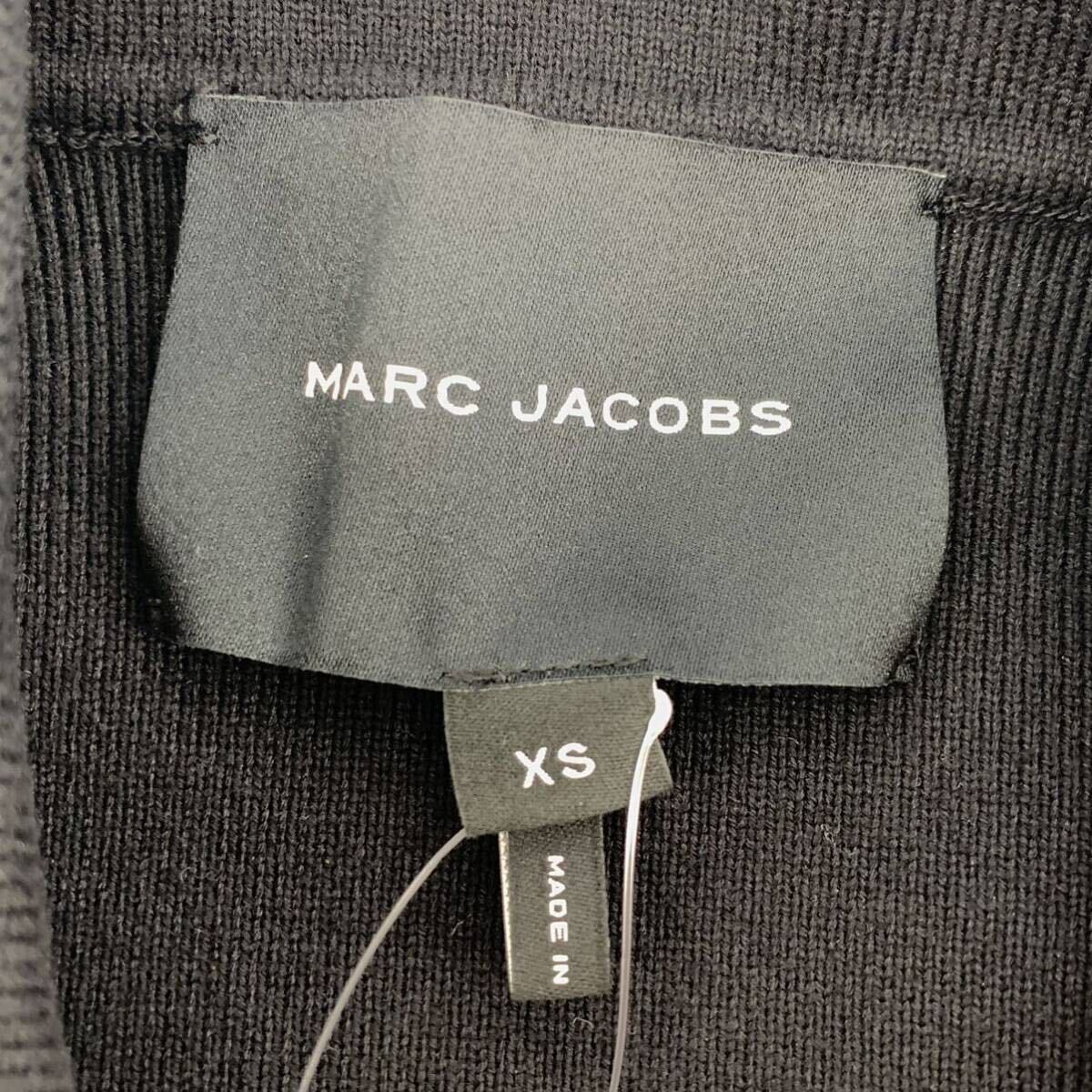 美品 MARC JACOBS マークジェイコブス ワンピース ロゴ 半袖 ポロ ブラック レディース XS_画像7