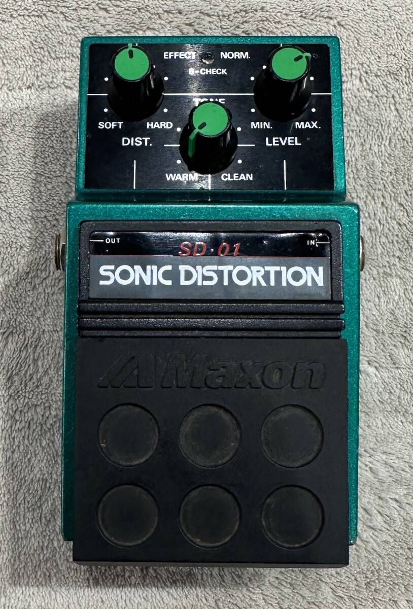 【名機】Maxon SD-01 Sonic Distortion ディストーション 80年代 日本製【かなり美品】の画像1