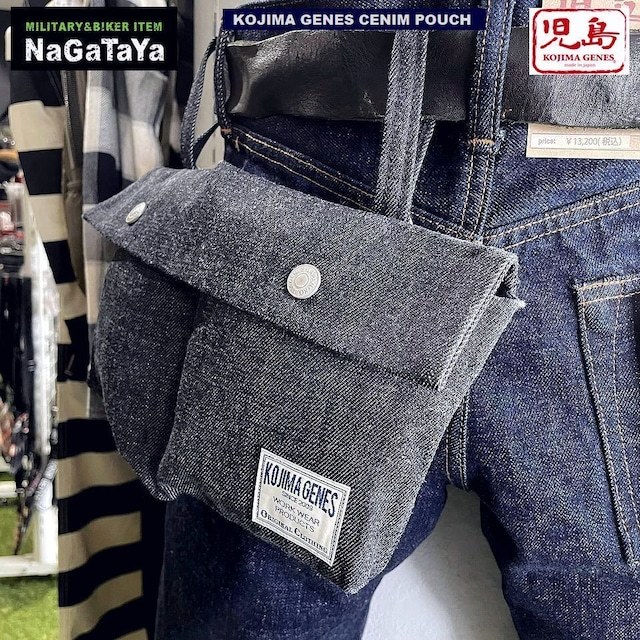 . остров джинсы KOJIMA GENES DENIM POUCH Denim сумка 13oz индиго мульти- бардачок RNB9048 MADE IN JAPAN сделано в Японии 