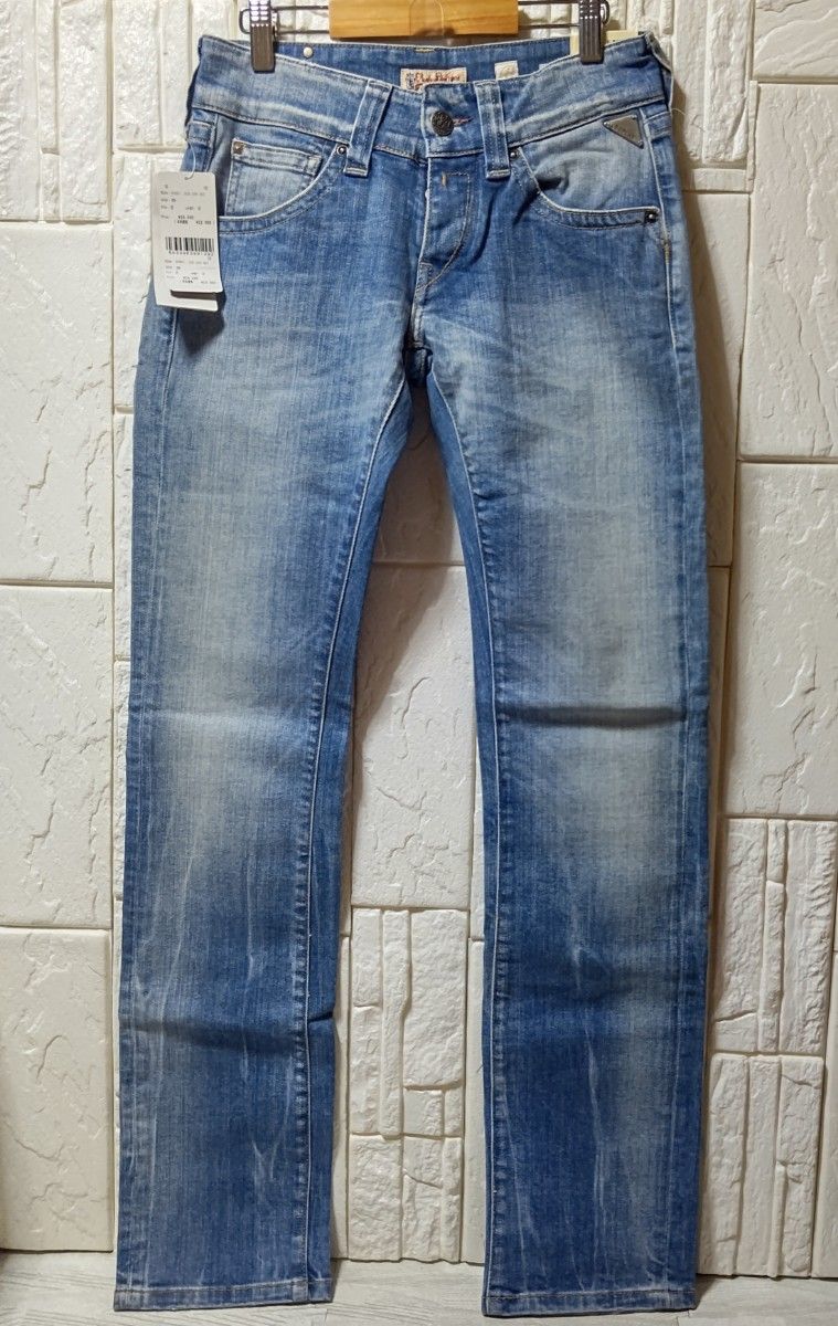 REPLAY  リプレイ/◆新品タグ付き◆BLUE Jeansダメージ&ウォッシュ加工 ジーンズ   ストレッチあり/サイズ25 
