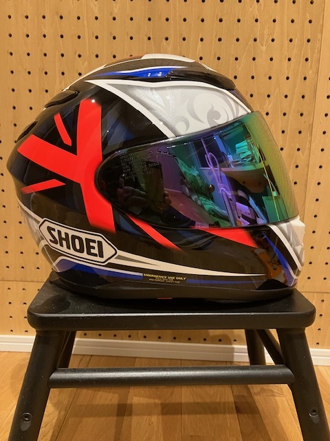 SHOEI XR-1100　ブラッドリー　サイズL　ミラーシールド付　ショウエイ 美品_画像5