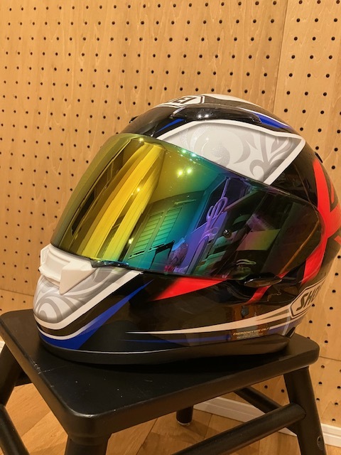 SHOEI XR-1100　ブラッドリー　サイズL　ミラーシールド付　ショウエイ 美品_画像2