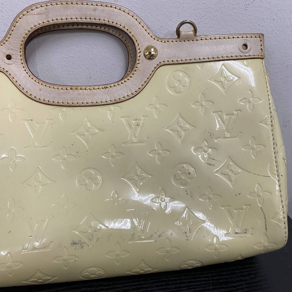 UU58 バッグ ルイヴィトン LOUIS VUITTON ハンドバッグ M91374 ロクスバリードライブ ペルル AR0064 現状品 CARR ロクスバリードライブ_画像3