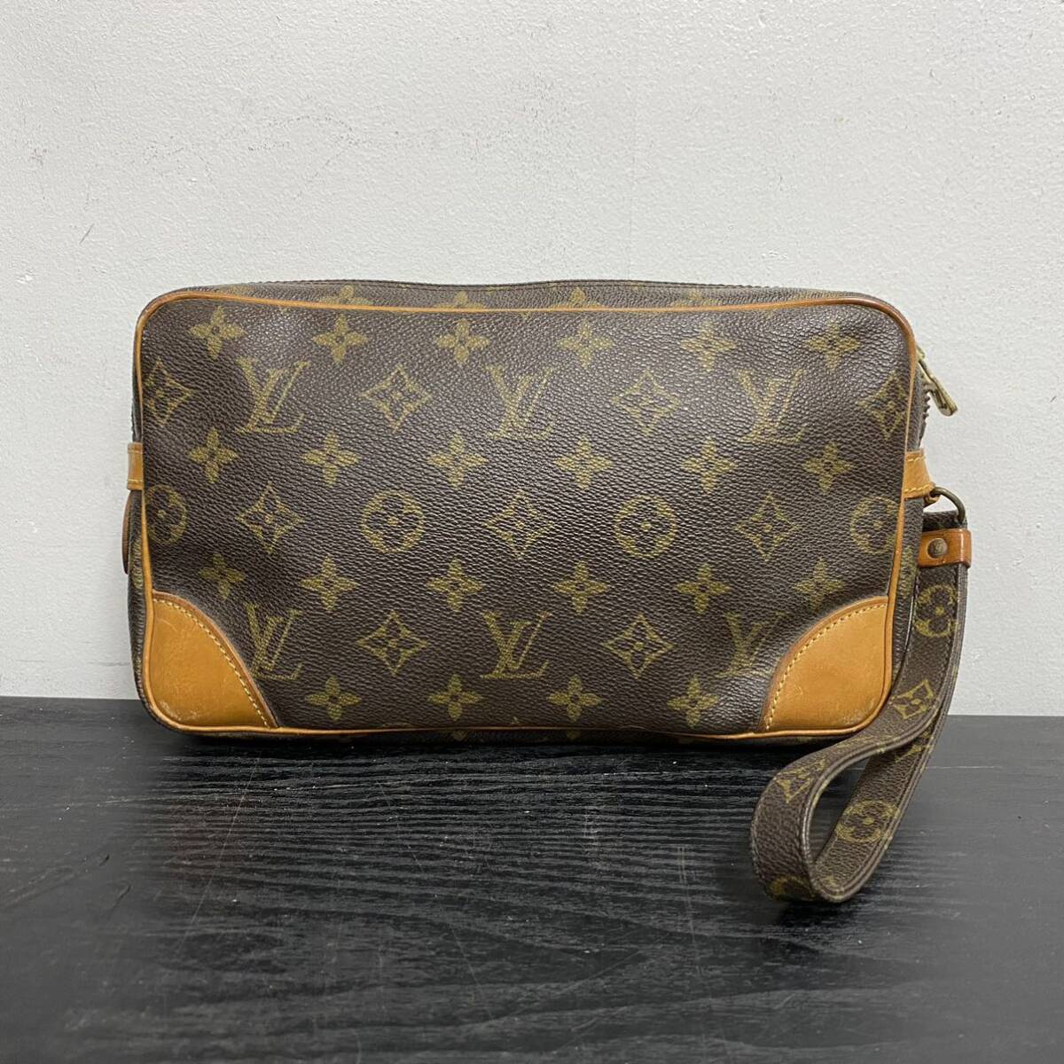 UU128 ルイヴィトン LOUIS VUITTON モノグラム マルリードラゴンヌ セカンドバッグ M51825 現状品 DFAR マルリードラゴンヌ_画像3