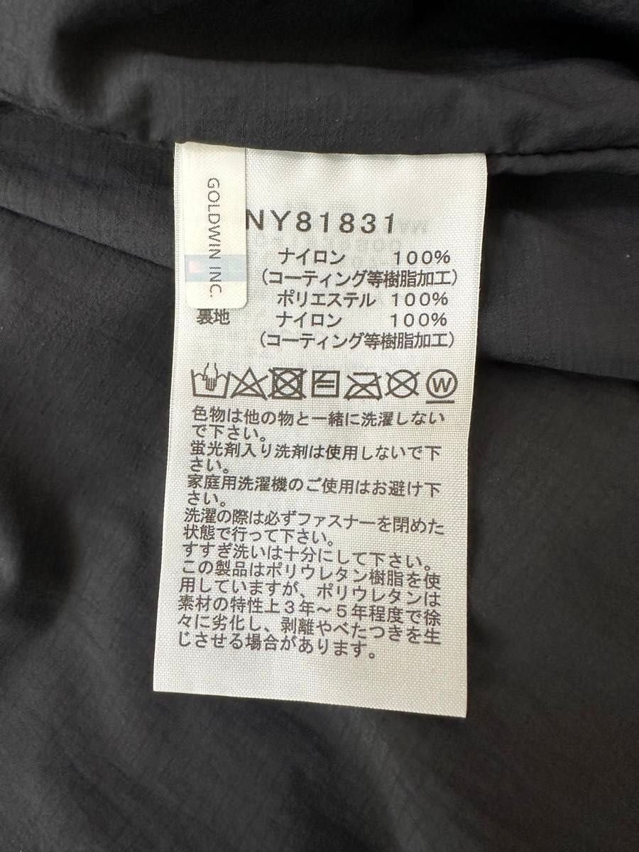 NY81831 THE NORTH FACE ノースフェイス　トランゴパーカー  黒