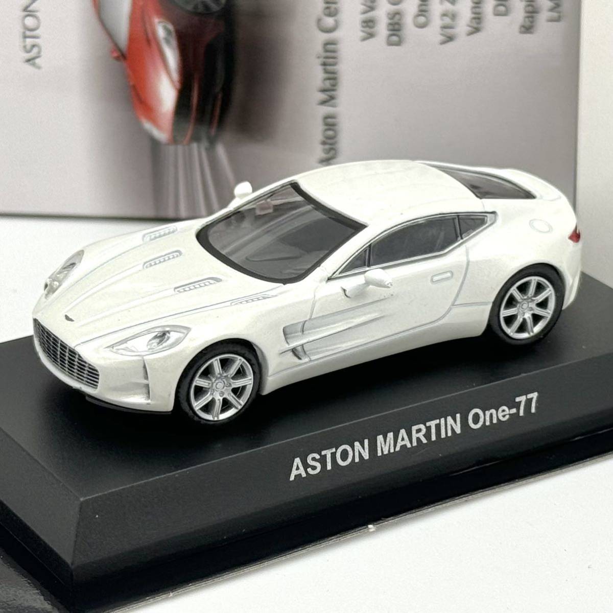 【京商】 アストンマーチン One-77 (白) 1/64 Aston Marton Centenary Collection_画像1