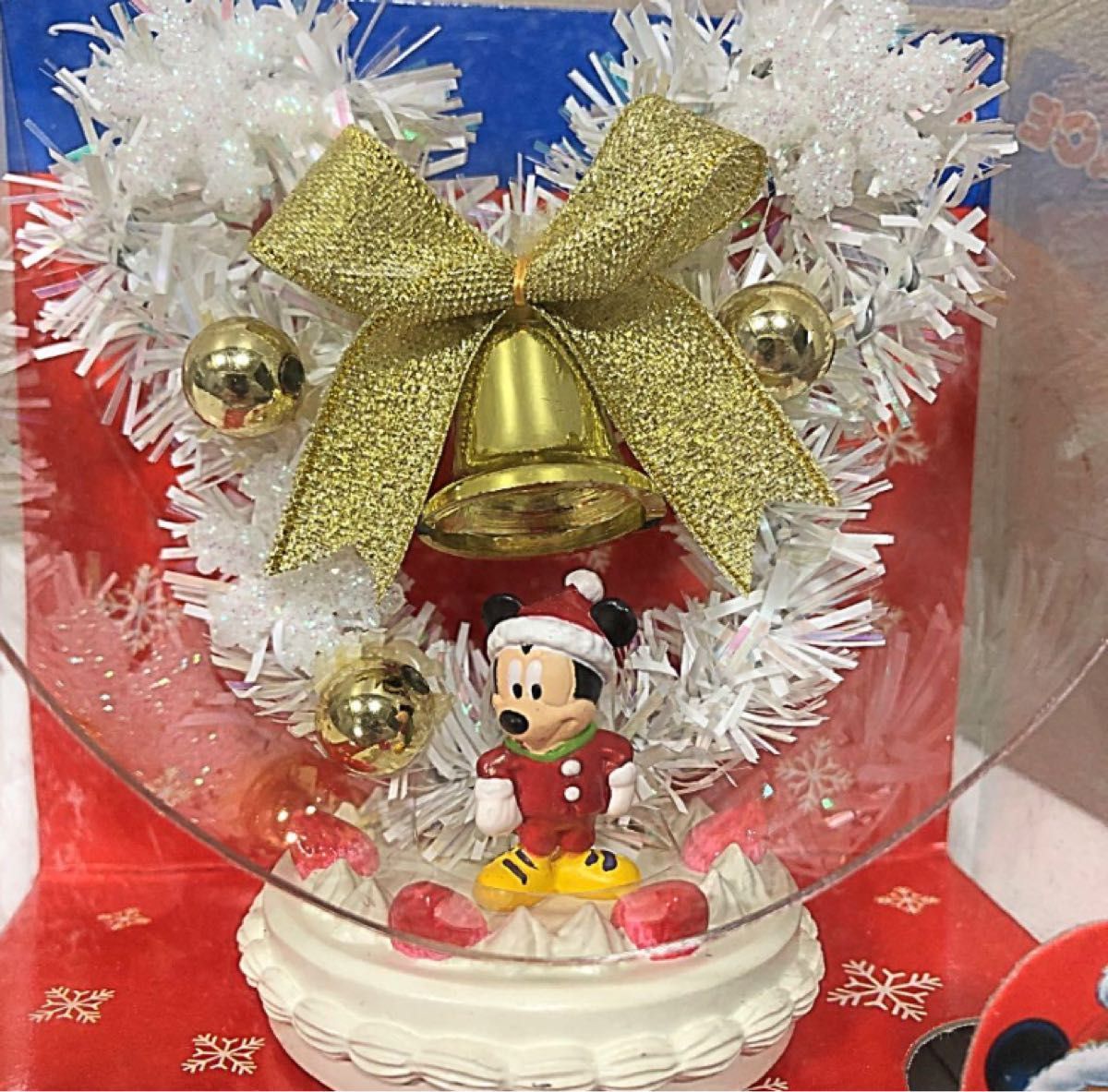 レア！　未使用　未開封　ディズニー　ミッキー  クリスマス　ミニツリー　ミニリース