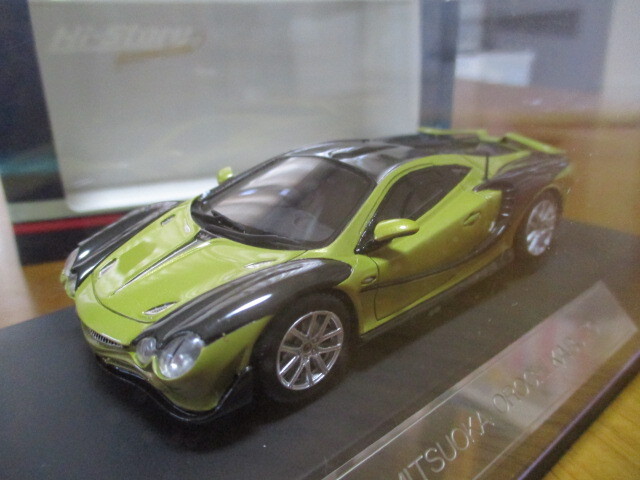 ハイストーリー　1/43　「光岡　オロチ・カブト」　ダークイエローパール/ブラック　2007ｙ・送料 400円（レターパック発送）　未開封品_画像1