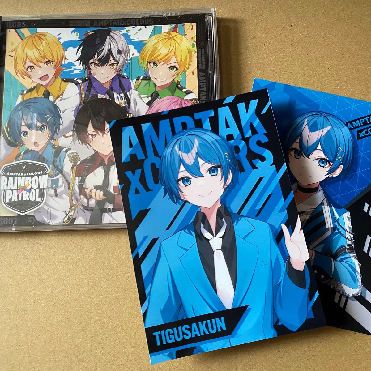 AMPTAKxCOLORS 1stシングル通常盤1枚 ファミマブロマイドちぐさ AMPTAKxCOLORS 1stシングル通常盤1枚 ファミマブロマイドちぐさ