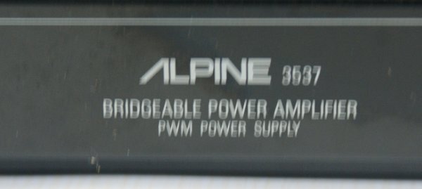 ALPINE オールドアルパイン 3537 150w×2chの画像4