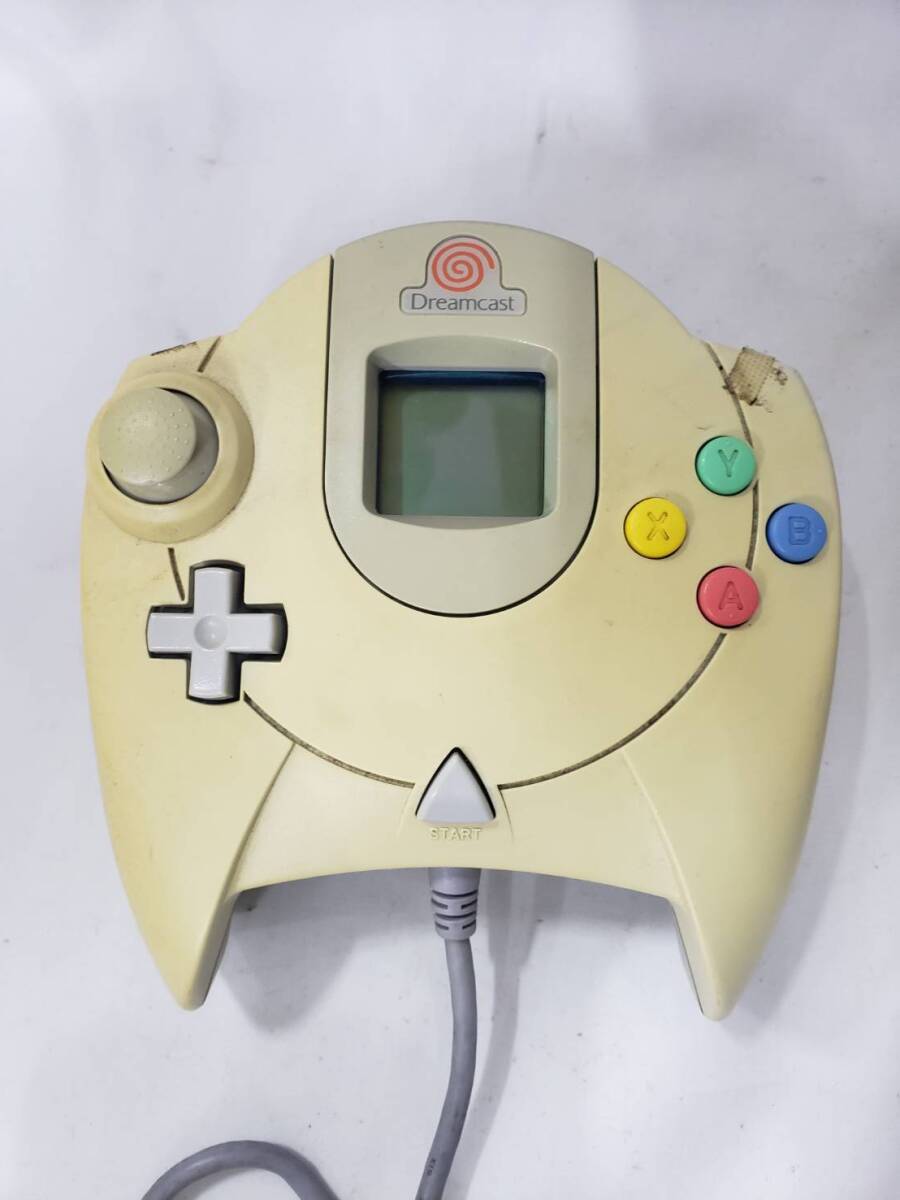 B394 SEGA Dreamcast ドリームキャスト 本体 HKT-3000 コントローラー ソニックアドベンチャー 通電確認済み 中古 引き取り可 1円スタートの画像8