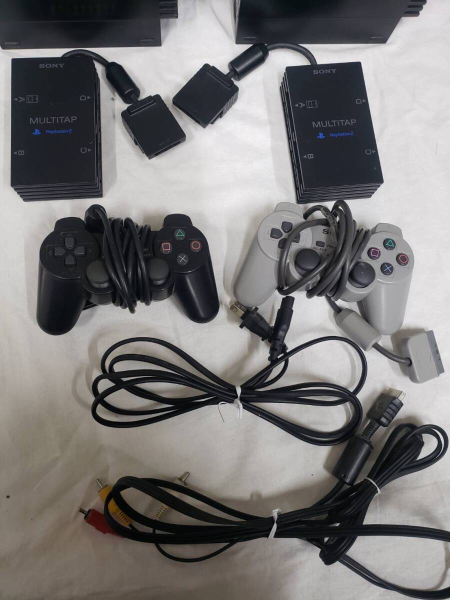 (4908) PS2 プレステ2 本体 SCPH-50000 SCPH-39000 ソフト PS 色々 まとめて セット 大量 中古 動作未確認 大阪 1円スタートの画像8