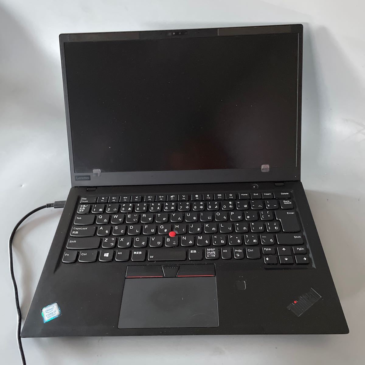 JXJK4076 【ジャンク】Lenovo ThinkPad X1 Carbon /Core i7-第八世代/起動不良_画像1