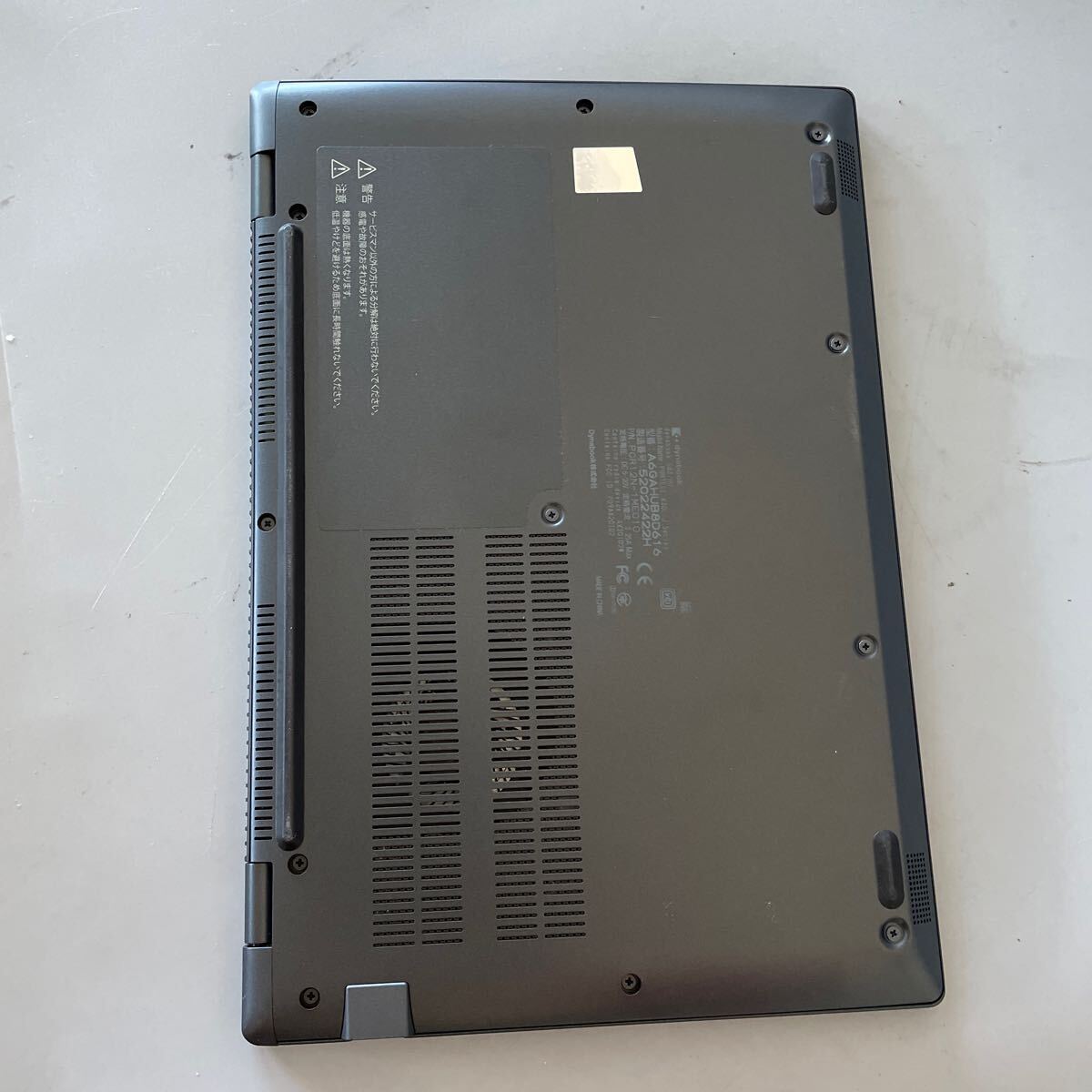 JXJK4153 【ジャンク】Toshiba dynabook G83/HU /Intel Core i5-1145G7 2.60GHz /RAM 8GB /sSD 256GB /BIOS確認済/動作未確認_画像5