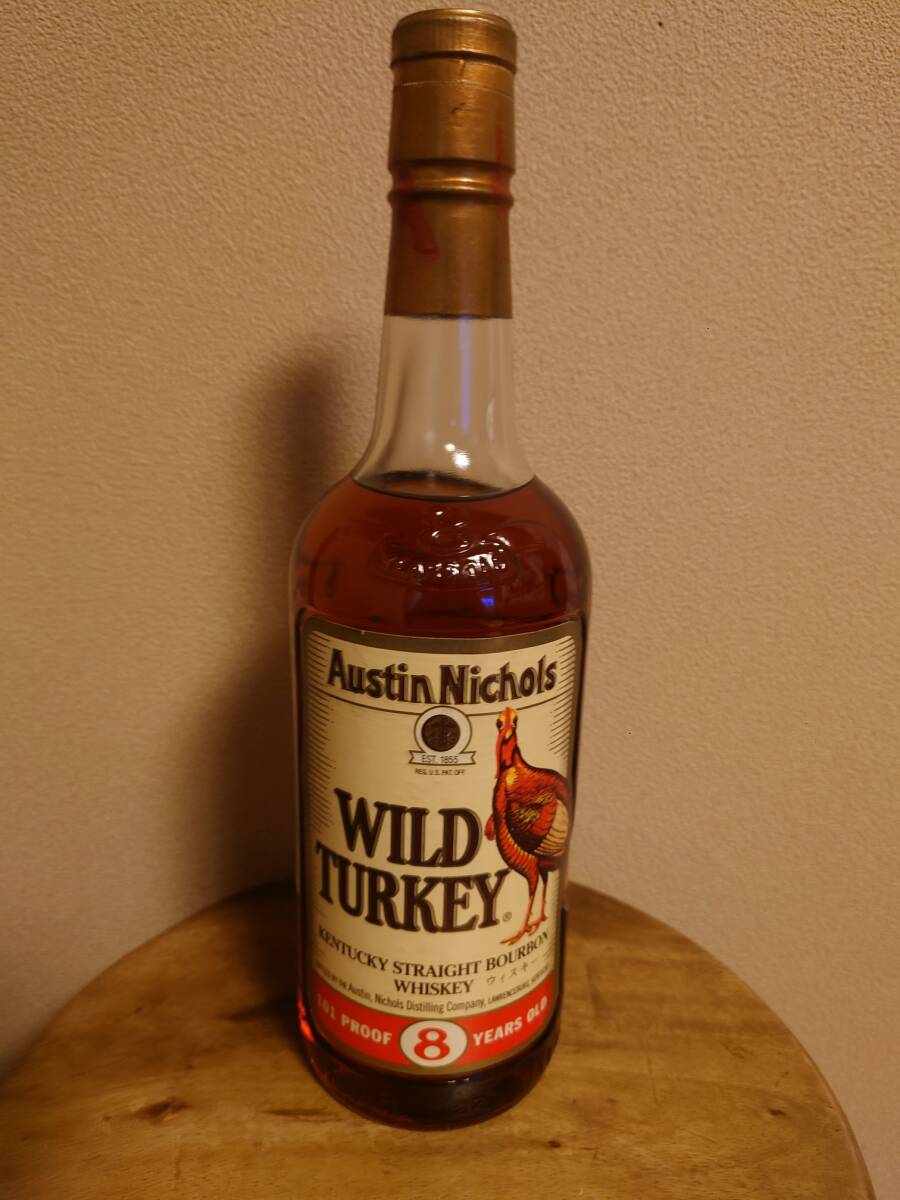 ワイルドターキー 8年 750ml 未開栓 WILD TURKEY BOURBON WHISKEY _画像1