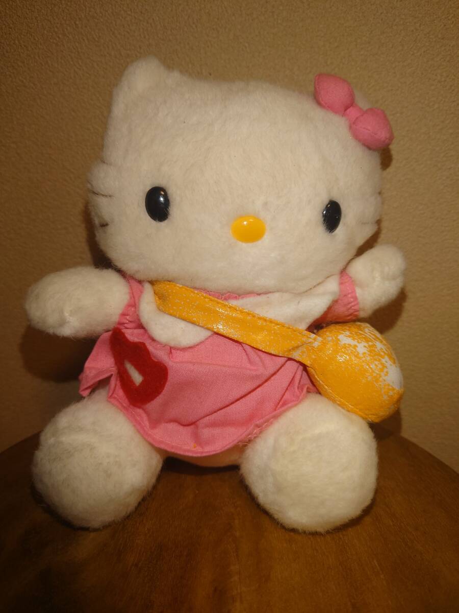 ハローキティ 幼稚園 園児 ぬいぐるみ HELLO KITTY キティちゃん レア _画像1