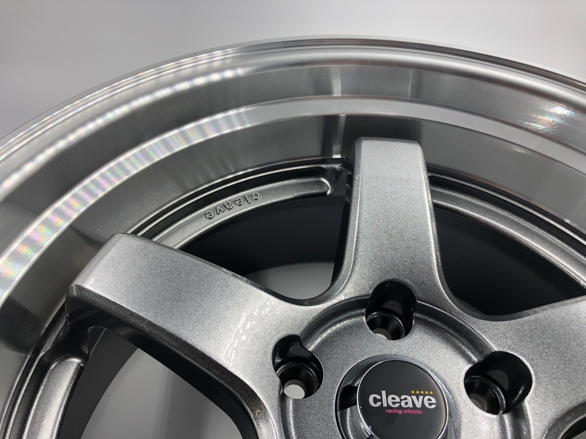 CLEAVE RACING FL53 18x9.5J +18 5H-100 ガンメタ/マシンド 4本セット 数量限定_画像5