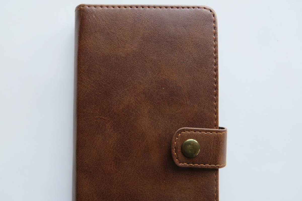 iPhone12 ProMax for notebook type case for soft leather case ( notebook type ) long-term keeping goods brown group last exhibition 