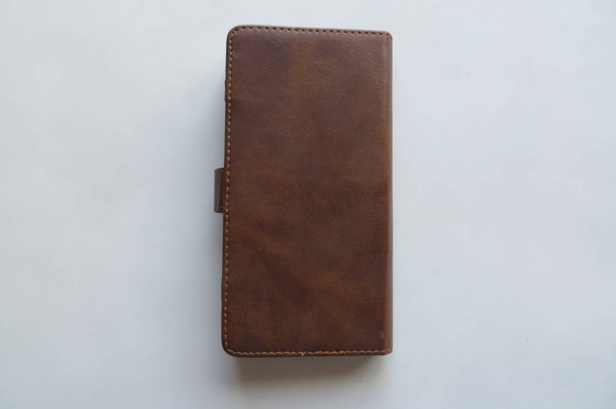 iPhone12 ProMax for notebook type case for soft leather case ( notebook type ) long-term keeping goods brown group last exhibition 