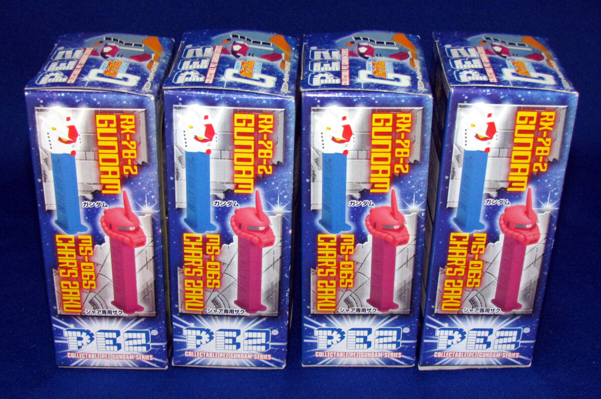 PEZ【◎ペッツ ガンダム 全4種セット 機動戦士ガンダム・シャア専用ザク 量産型ザク・ズゴック】未開封品の画像4