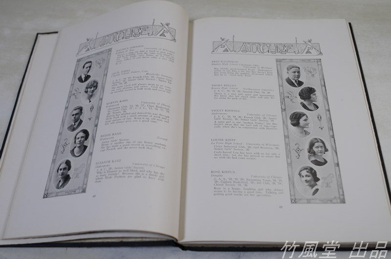 1-2736【本/洋書】AITCHPE Hyde Park High School 1920_画像5