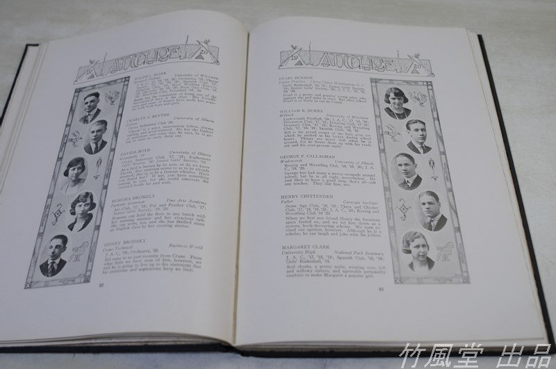 1-2736【本/洋書】AITCHPE Hyde Park High School 1920_画像6