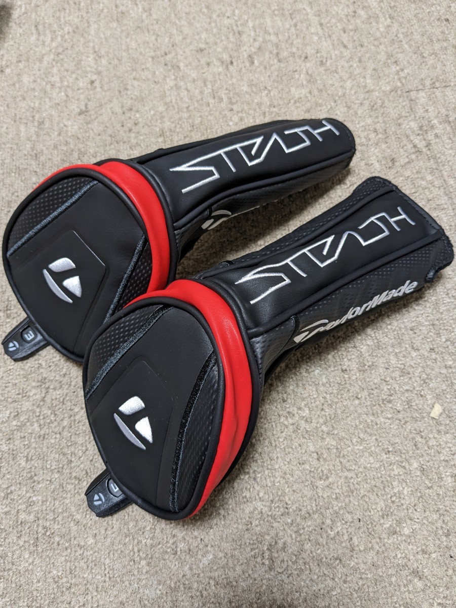 【送料無料】ヘッドカバー　2個　TaylorMadeテーラーメイドSTEALTH　ステルス フェアウェイウッド　FW用 純正品 新品未使用品