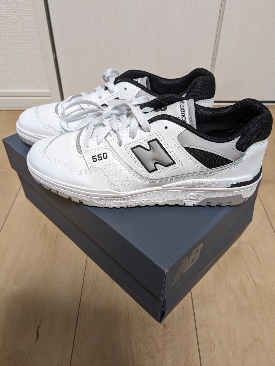 NEW BALANCE ニューバランス BB550NCL 550 White ホワイト スニーカー ホワイト 27.0cm 送料無料の画像1