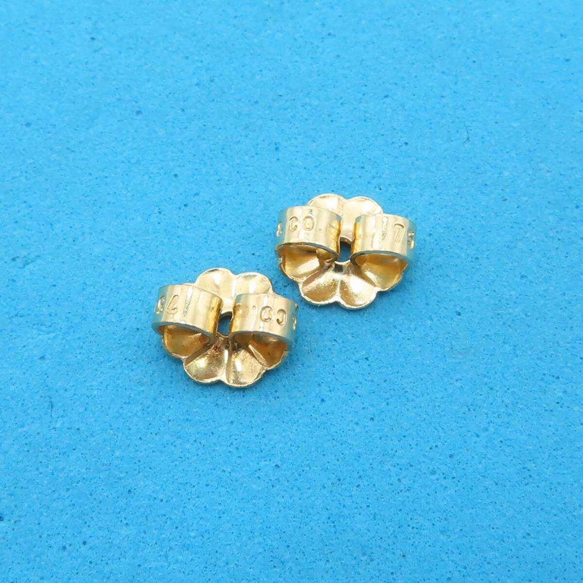 未使用 Tiffany&Co ティファニー イエロー ゴールド ピアス 未使用 Tiffany&Co ティファニー イエロー ゴールド ピアス