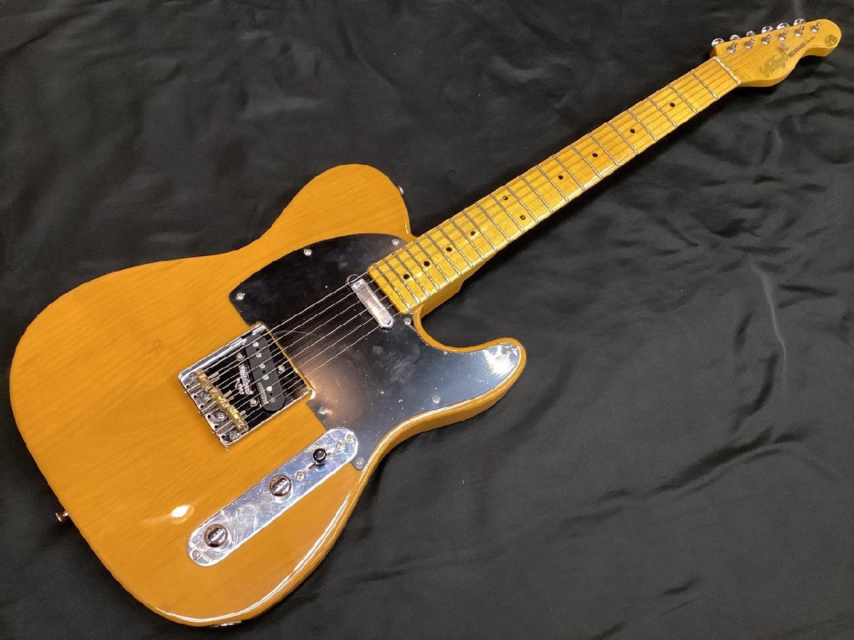 Vintage V52BS ReIssued Electric Guitar/Butterscotch(ヴィンテージ テレキャスタータイプ)【新潟店】_画像1