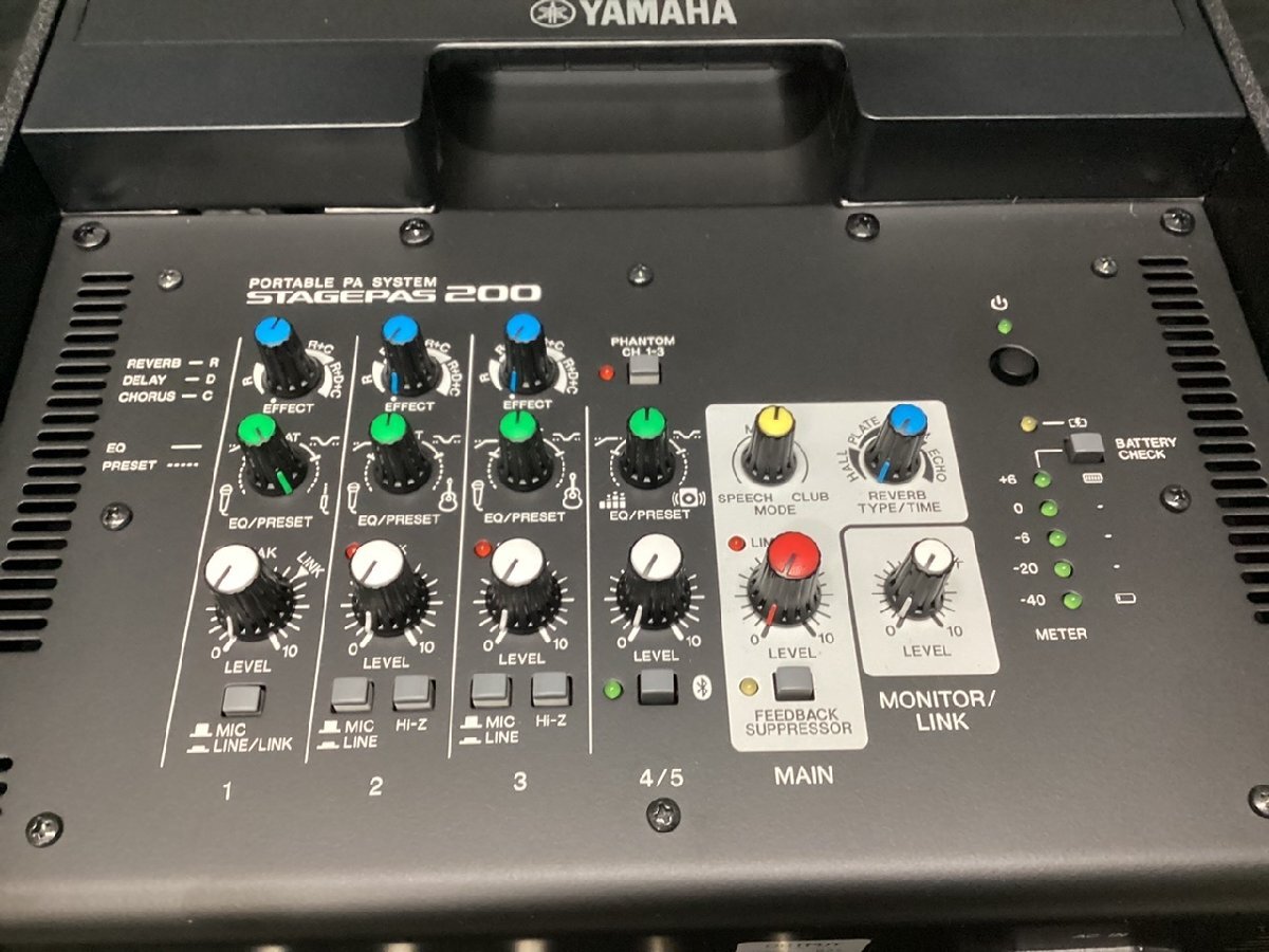 YAMAHA STAGEPAS 200(ポータブルPA 180W出力 小型 バッテリー非搭載モデル)【長岡店】_画像6