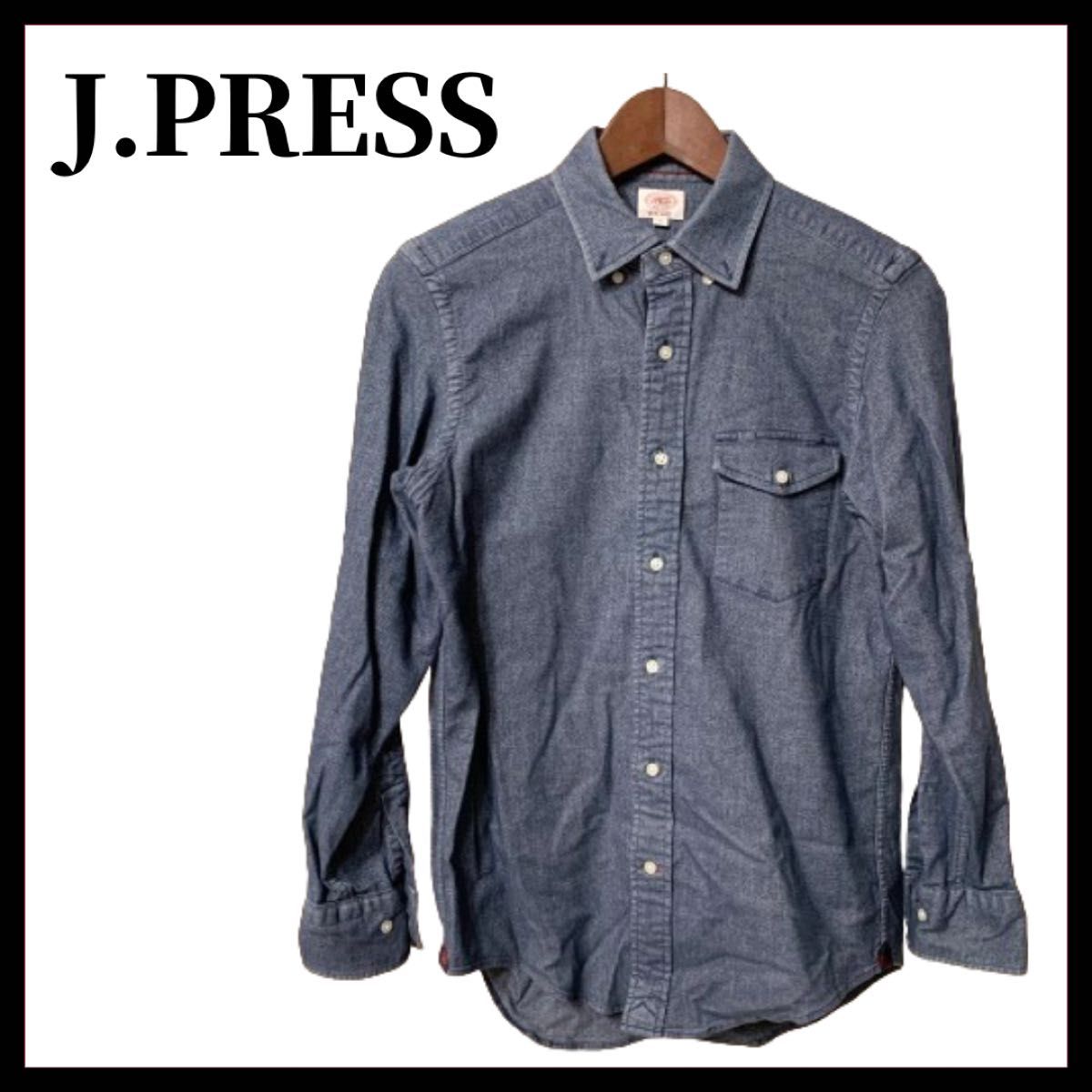 美品 J.PRESS ジェイプレス red label ダンガリー シャツ M