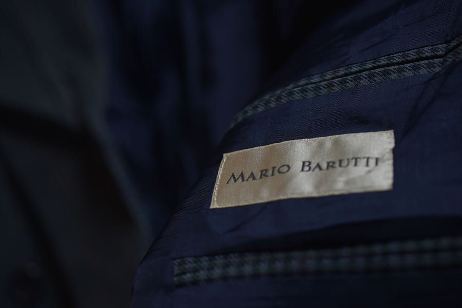 MARIO BARUTTI★イタリア直輸入★良質 ダブルウールジャケット XXL（B-048) メンズ ブレザー おすすめの画像5