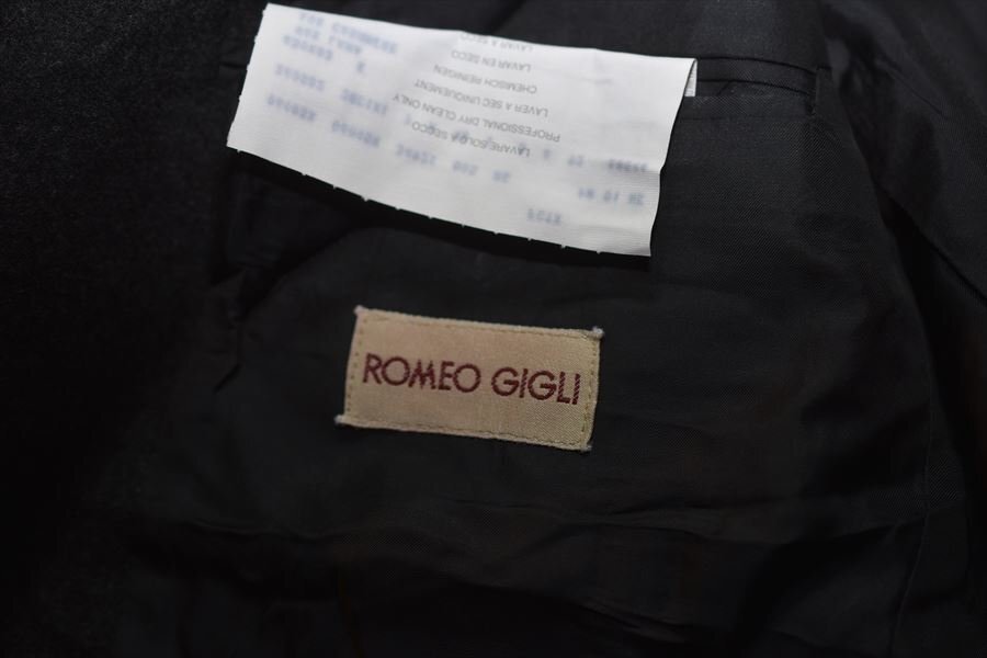 ROMEO GIGLI★イタリア直輸入★良質 ウールジャケット L（B-113) メンズ ブレザー おすすめの画像4
