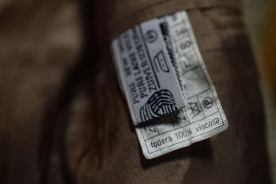 ★イタリア製★良質 ウールジャケット L（B-119) メンズ ブレザー おすすめの画像3
