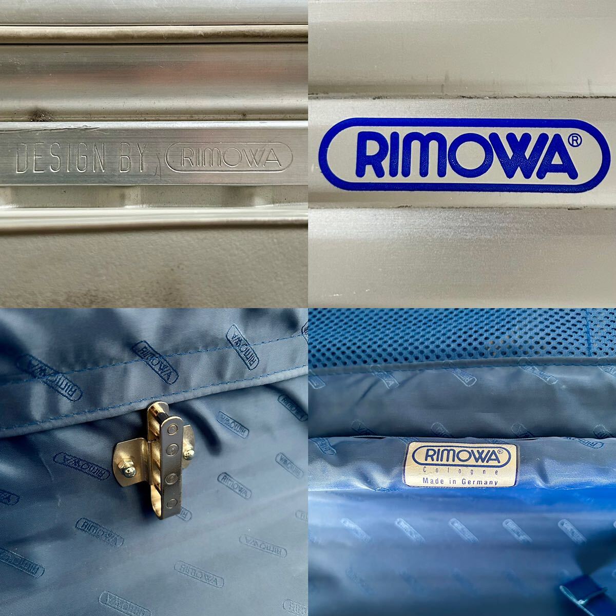 [ free shipping ] Rimowa topaz (93263)63 Ritter aluminium case 