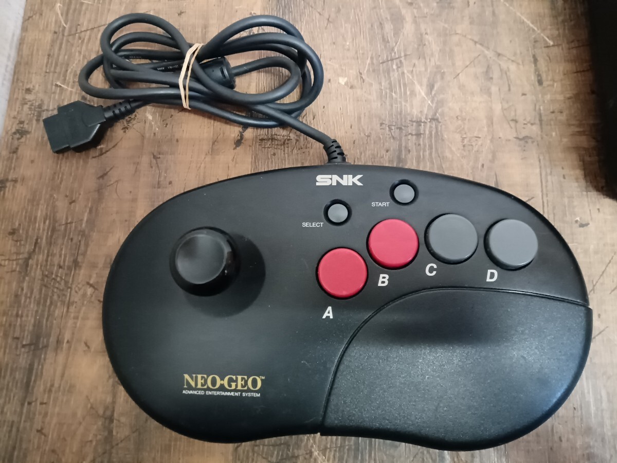 SNK NEO-GEO CD Neo geo body controller Neo geo CD game machine electrification OK Junk 