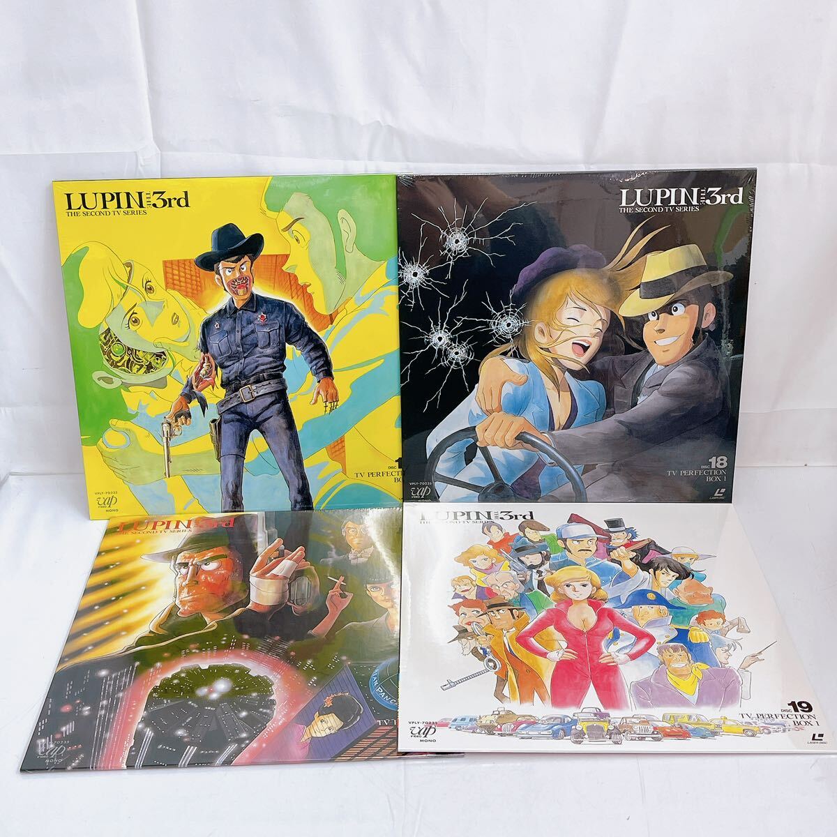 3SB76 [ unopened * disk unopened ]LUPIN THE 3rd TV PERFECTION BOX 1 Lupin THE SECOND TV SERIES laser disk LD box 