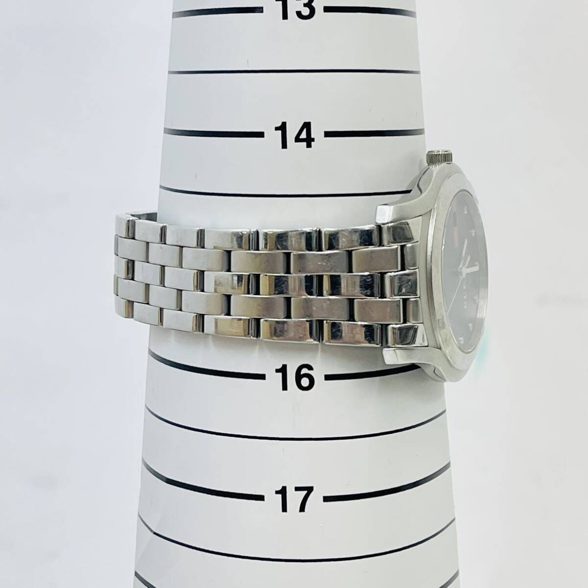 3SA88 GUCCI グッチ 5500XL ダイヤモンド メンズ 腕時計 中古 現状品の画像7