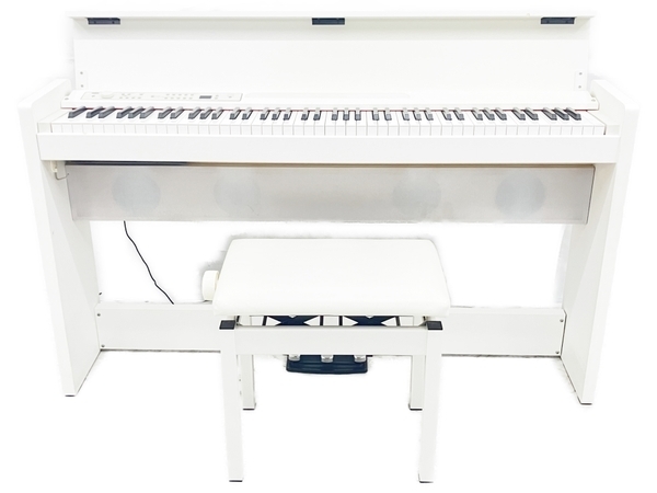 KORG コルグ 88鍵 デジタルピアノ LP-380 ホワイト 2020年製　分解して宅急便で発送します*0324 _組み立て後、参考図