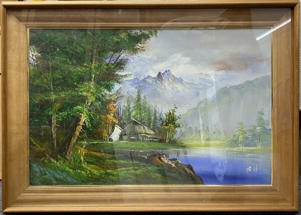Yahoo!オークション - 一円スタート G1023-103 絵画 油絵 風景画 Yahoo!オークション - 一円スタート G1023-103 絵画 油絵 風景画