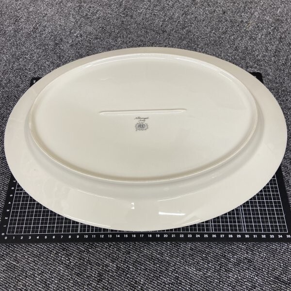 G0517 Noritake ノリタケ ボーンチャイナ 大皿 プレート 小花柄 横約41cm 縦31cm　ノリタケアイボリー RC 中古_画像8