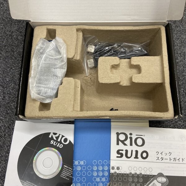 G0519 Rio SU10 128MB デジタルオーディオプレーヤー DIGITAL AUDIO PLAYER　動作未確認　ブルー　本体べたつきあり_画像8