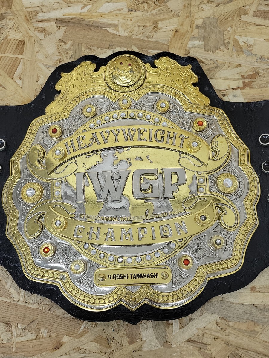 4代目 IWGP ヘビー級王座 チャンピオンベルト レプリカ 新日本プロレスリング 棚橋弘至 オカダカズチカ アントニオ猪木 総重量 約5.5kg の画像7