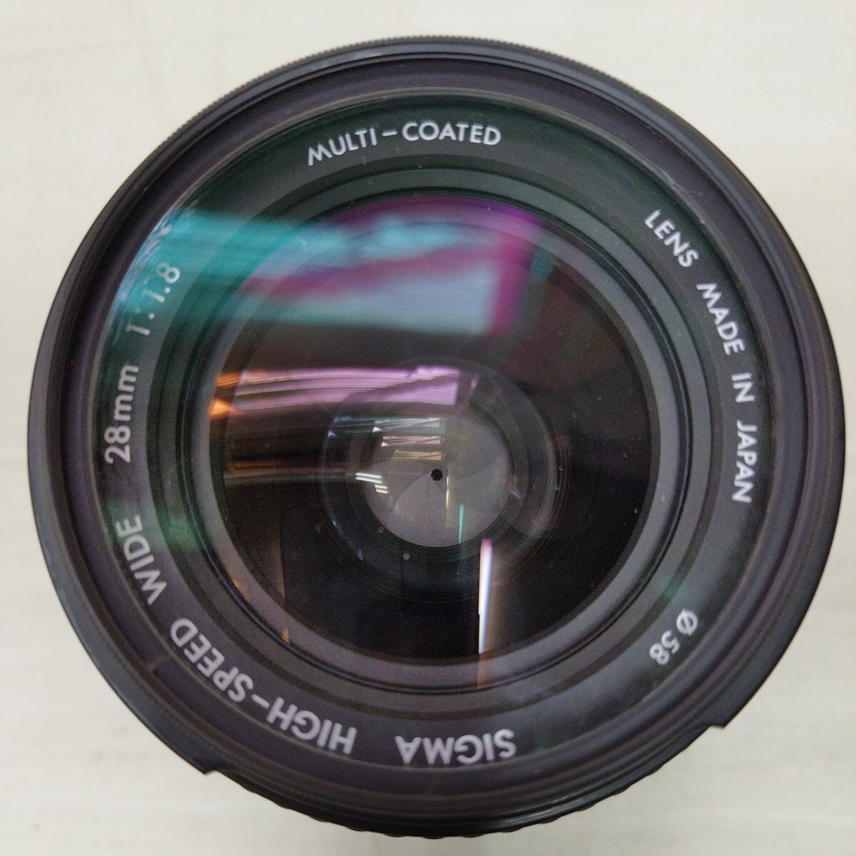 SIGMA HIGH-SPEED WIDE 28mm 1:1.8 MULTI-COATED Φ58 シグマ カメラレンズ ソニー、ミノルタ用 未確認 LENS1706_画像6