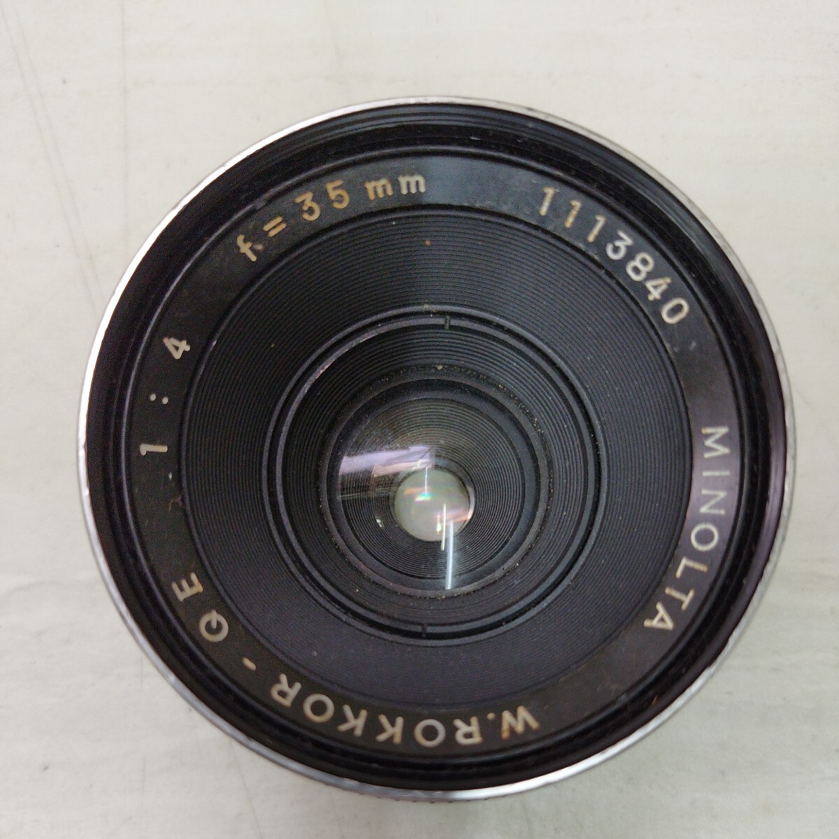 MINOLTA W.ROKKOR-QE 1:4 f=35mm Minolta camera lens Minolta for not yet verification LENS1778