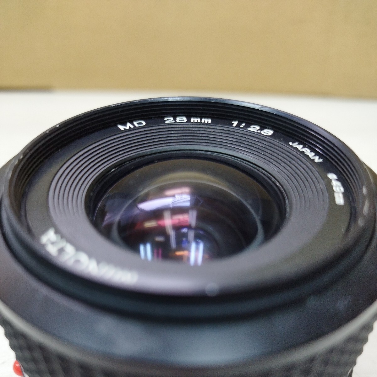 MINOLTA MD 28mm 1:2.8 Φ49mm Minolta camera lens Minolta for not yet verification LENS1801